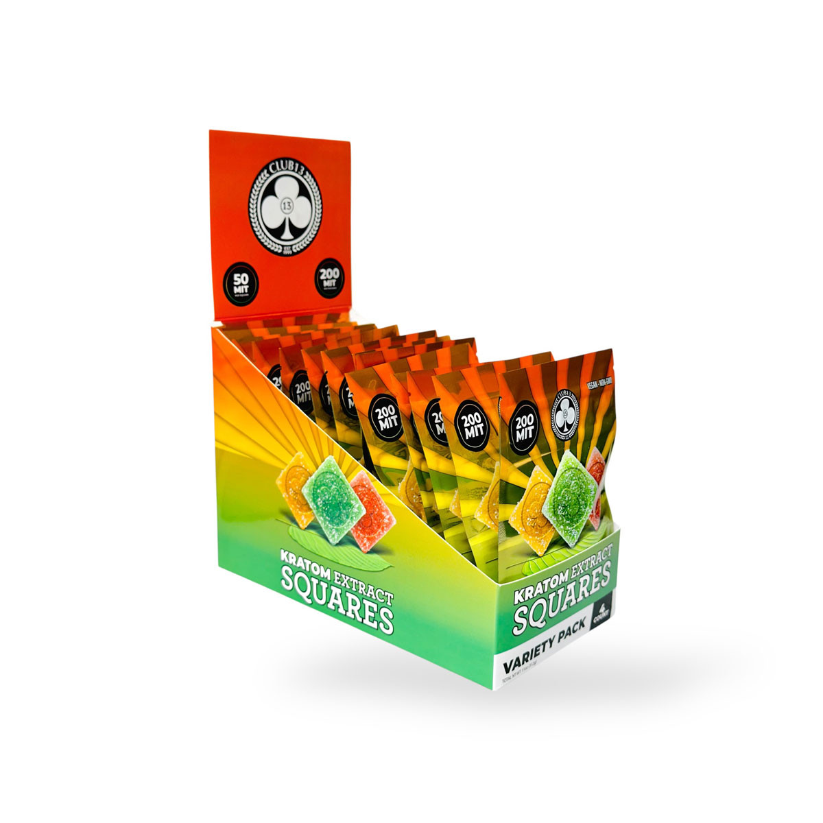 C13 Kratom Extract Gummies 50M Variety - 8244