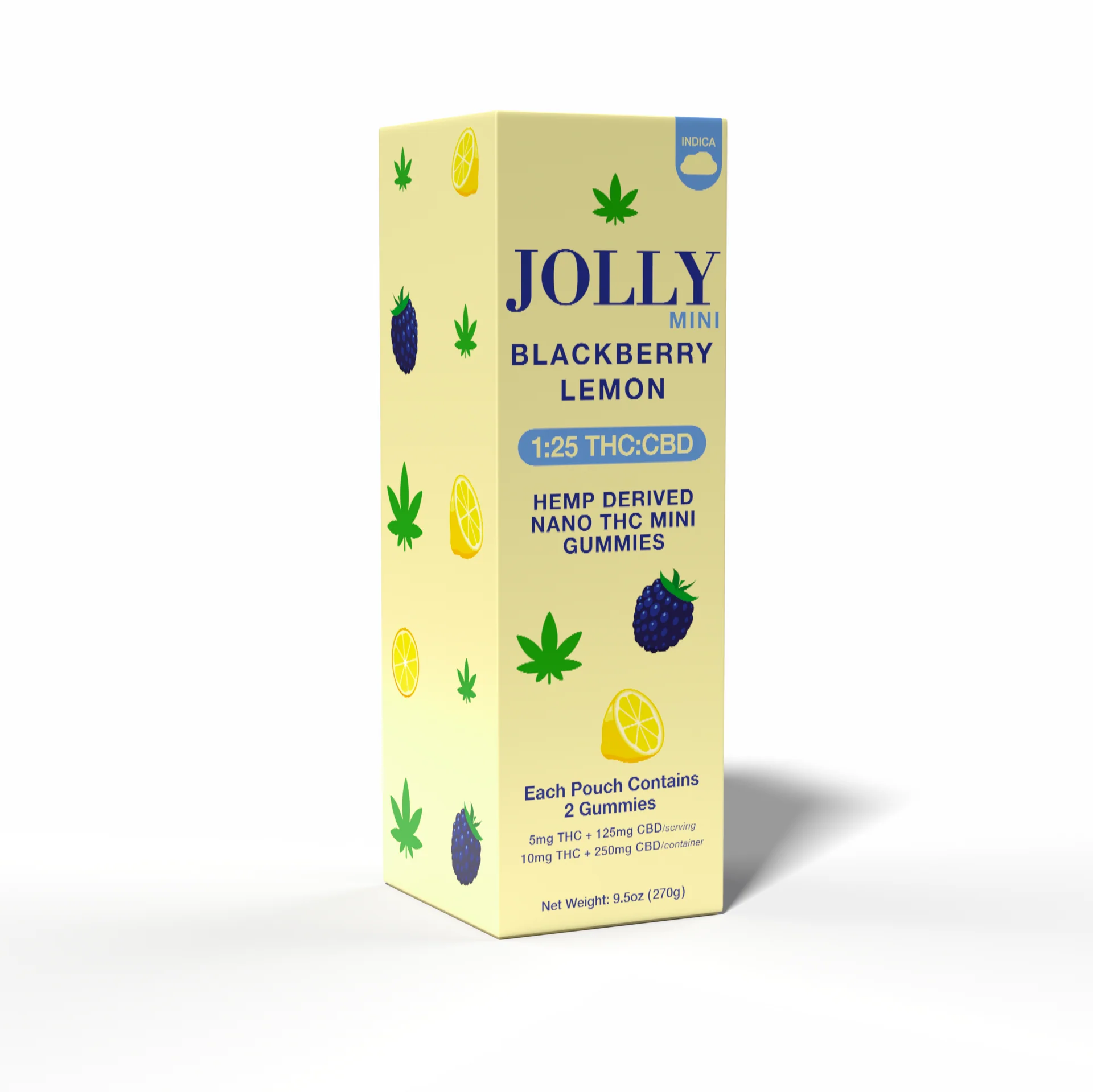 Jolly Mini 2 Pack 30ct Blackberry Lemon - 8325