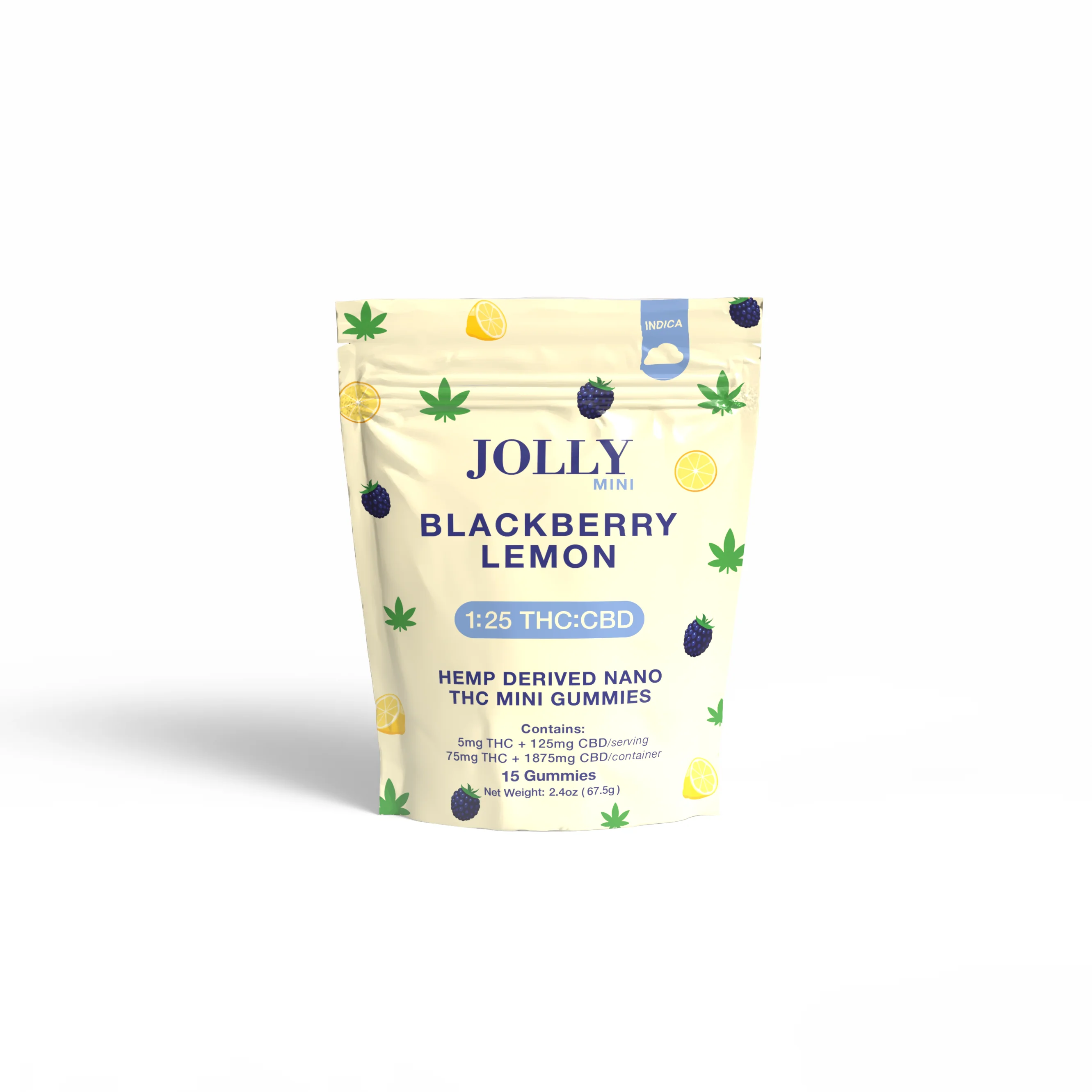 Jolly Gummies 15CT 5PK Blackberry Lemon - 8327