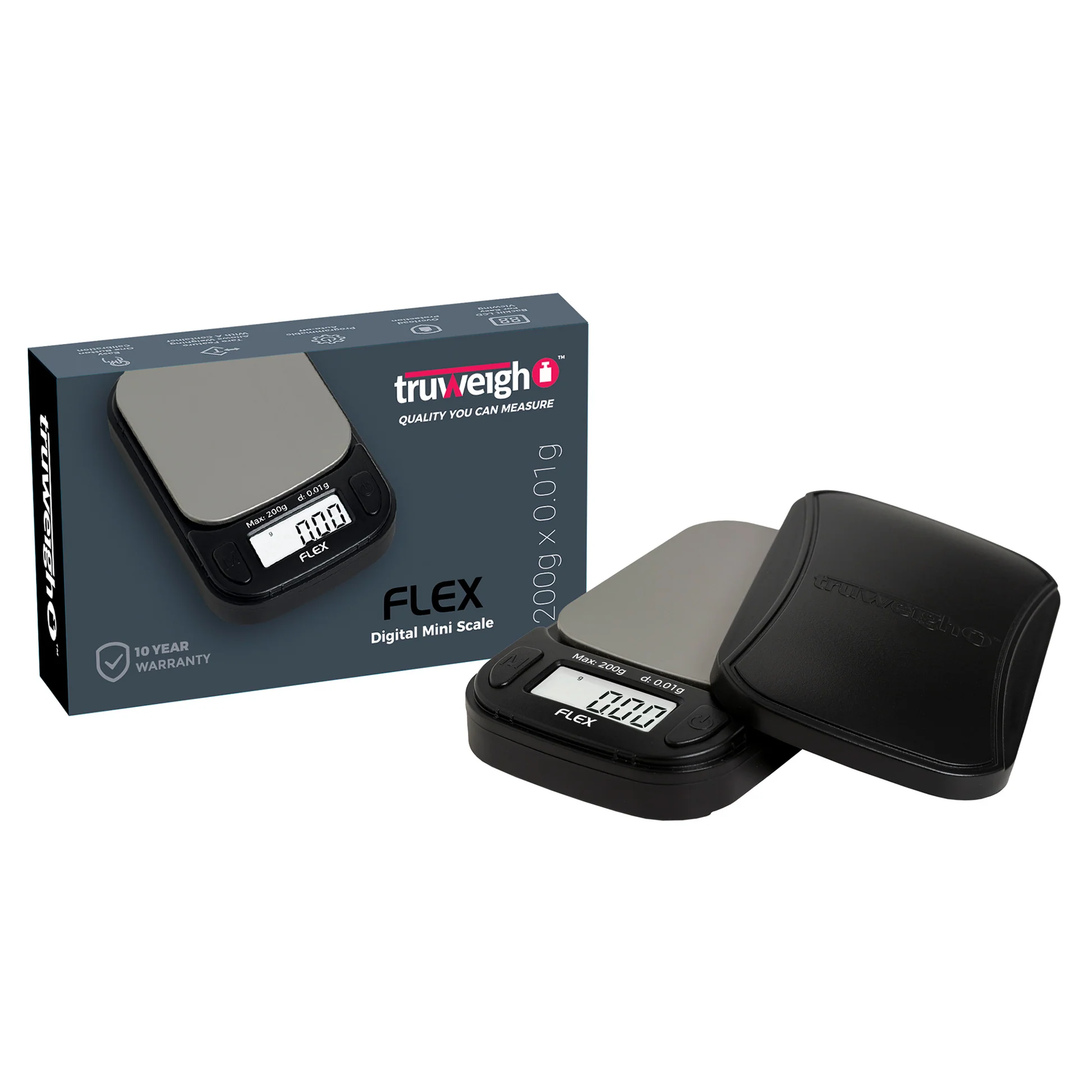 Truweigh Scale Flex Mini Black - 8408