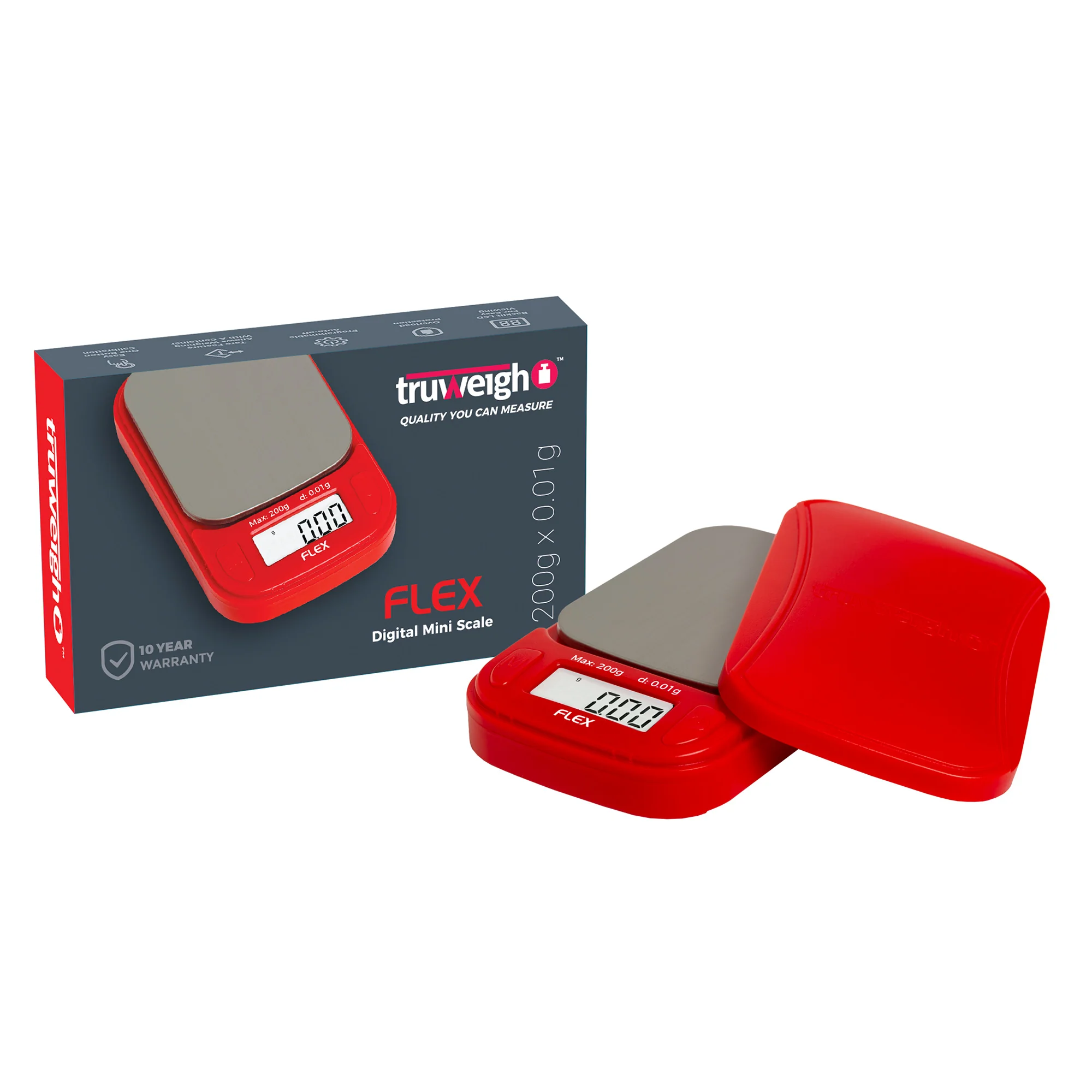 Truweigh Scale Flex Mini Red - 8410