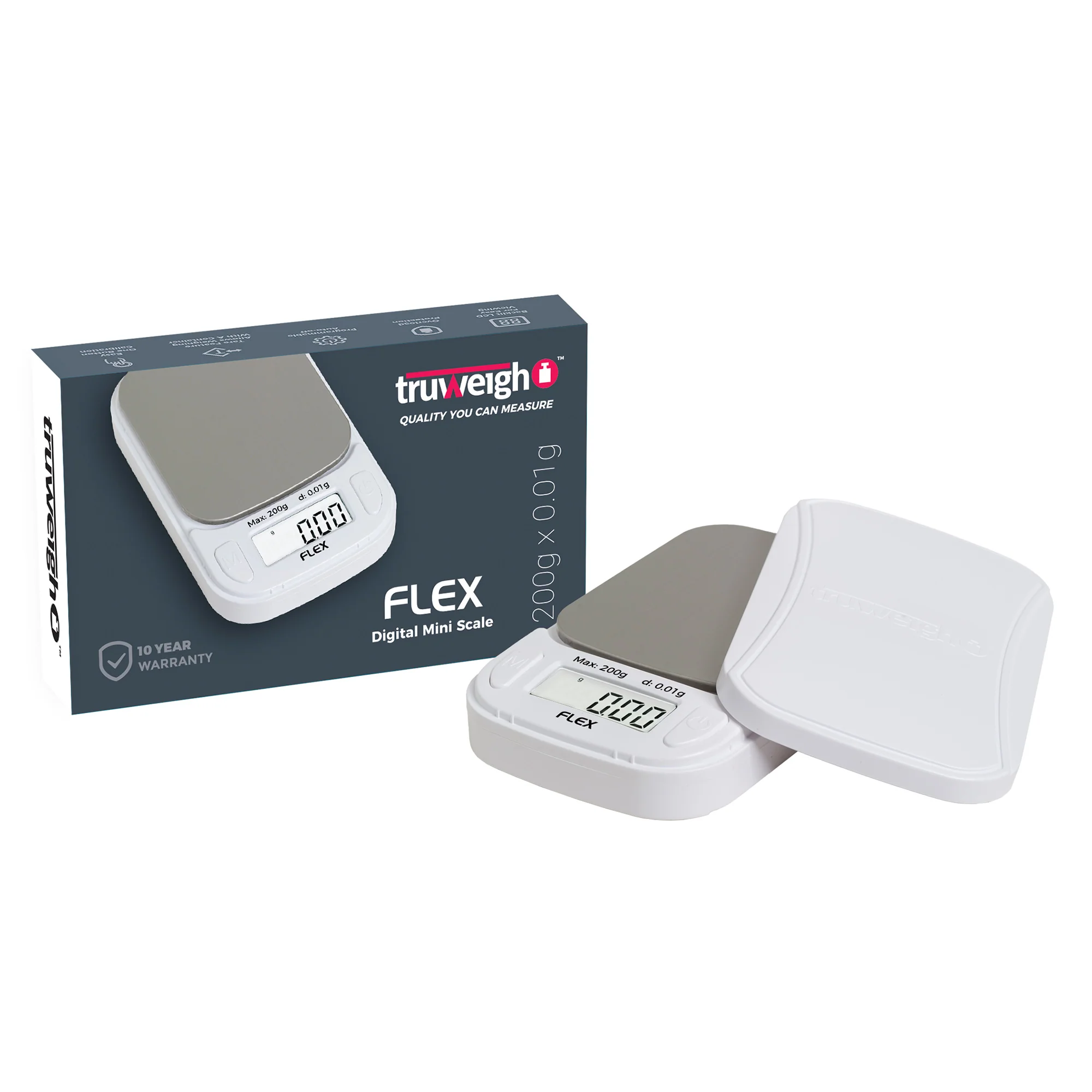 Truweigh Scale Flex Mini White - 8409