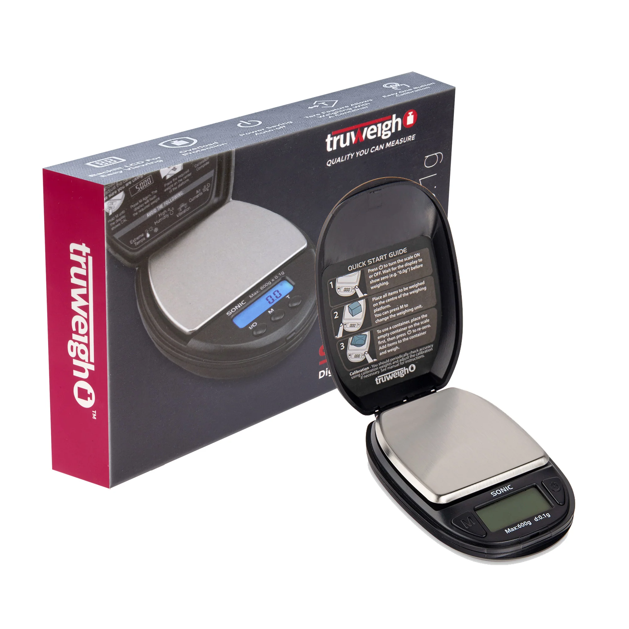 Truweigh Sonic Scale Black - 8416