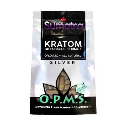 OPMS Kratom Capsules 30CT - Red Sumatra - 8461