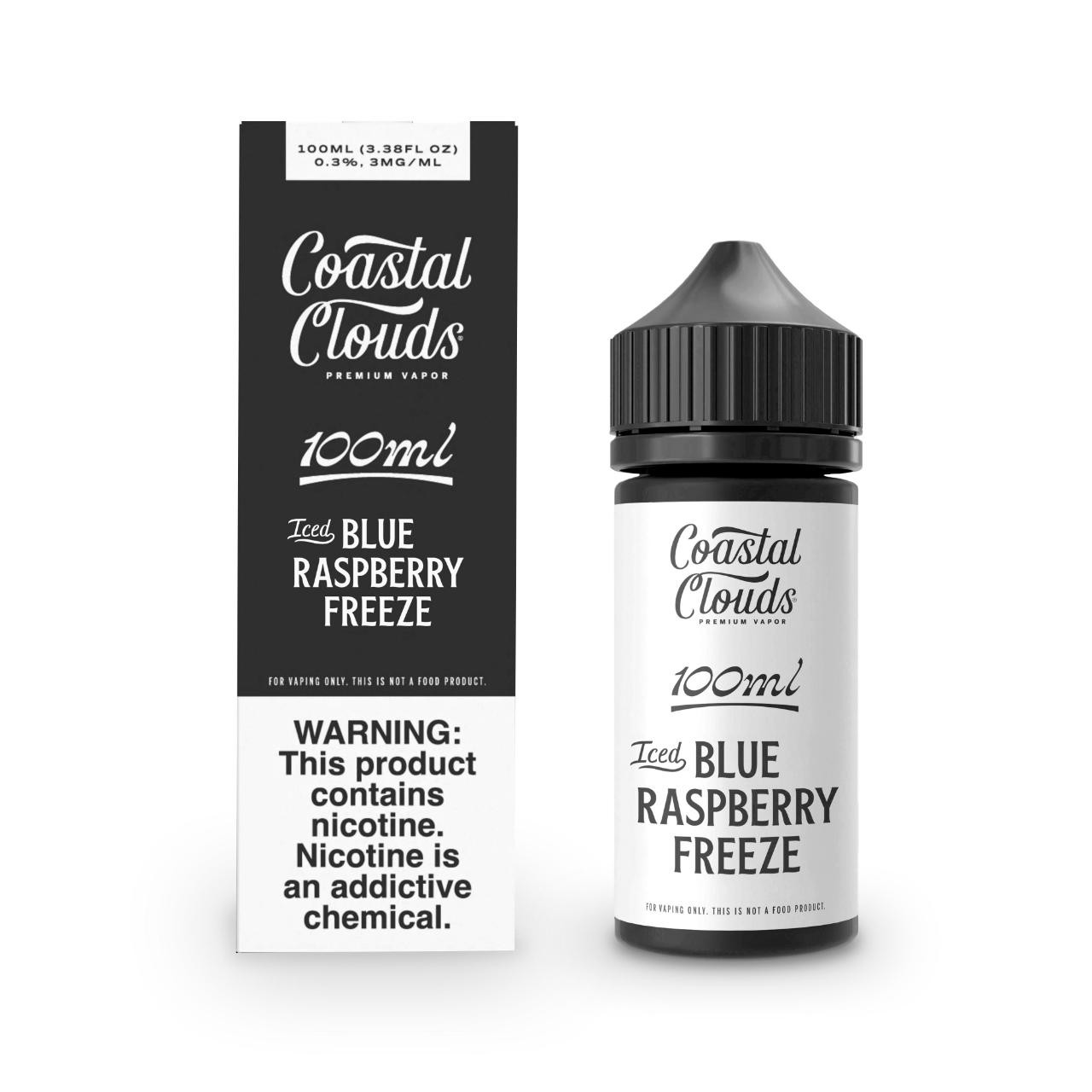 Coastal Clouds Iced Blue Raspberry Freeze 100ml - 3mg - 8489