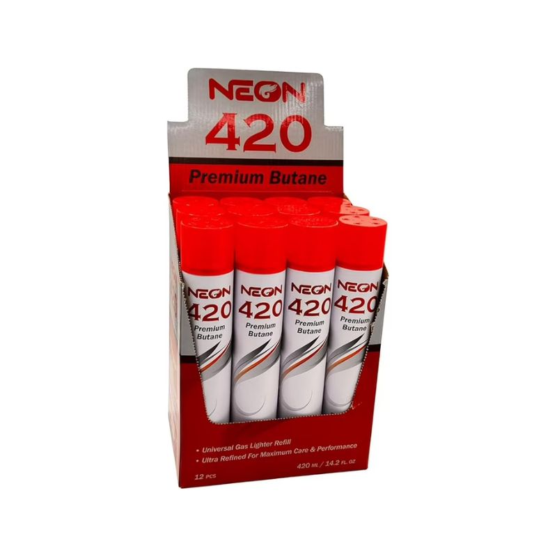 Butane Neon 420ml 12PK - 8583