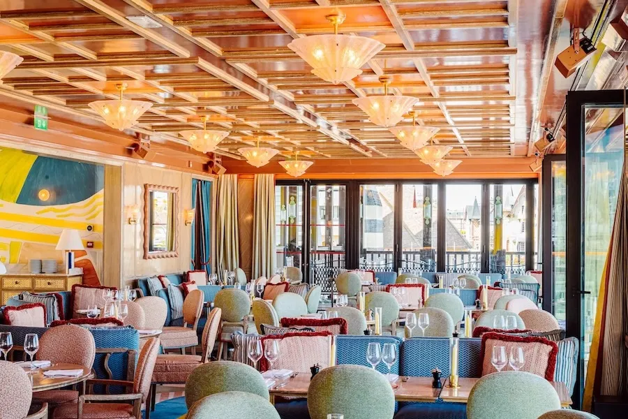 intérieur de notre restaurant à Deauville