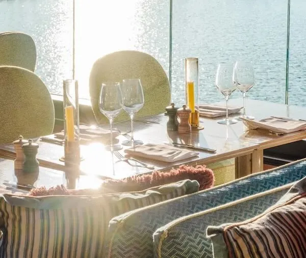 vue exceptionnelle de notre restaurant à Deauville