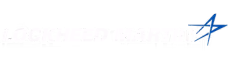 Lockheed Martin logo with text and a stylized star and orbital path symbol next to the company name.