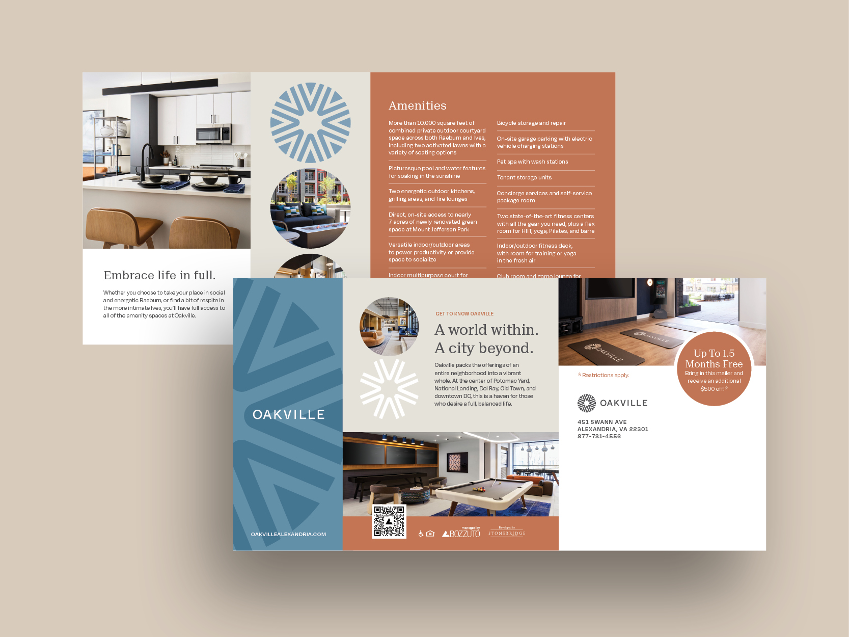 Real estate marketing brochure design for CRE property
