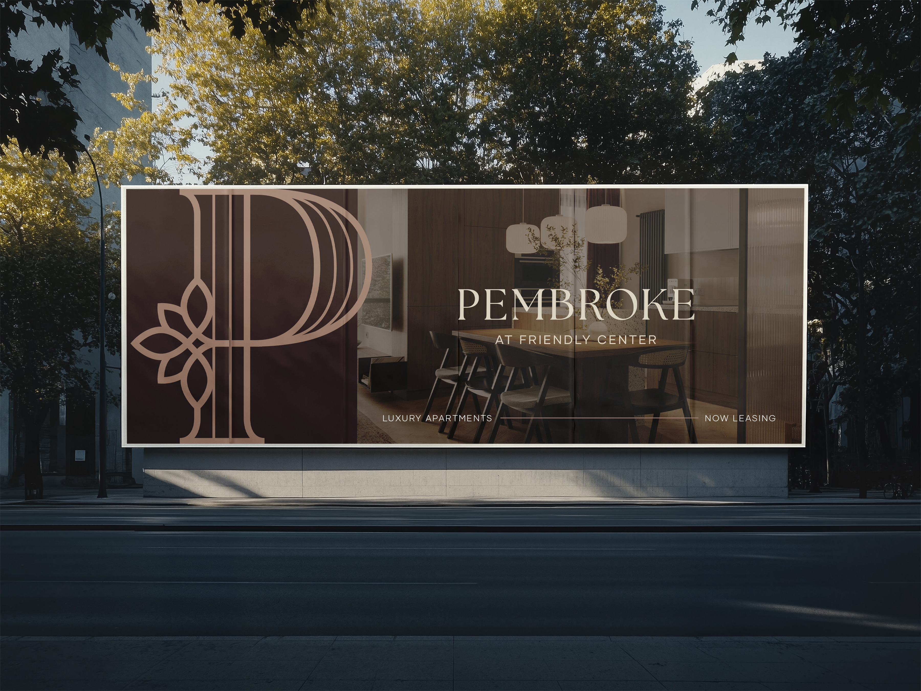 Bakers Place fence banner design
