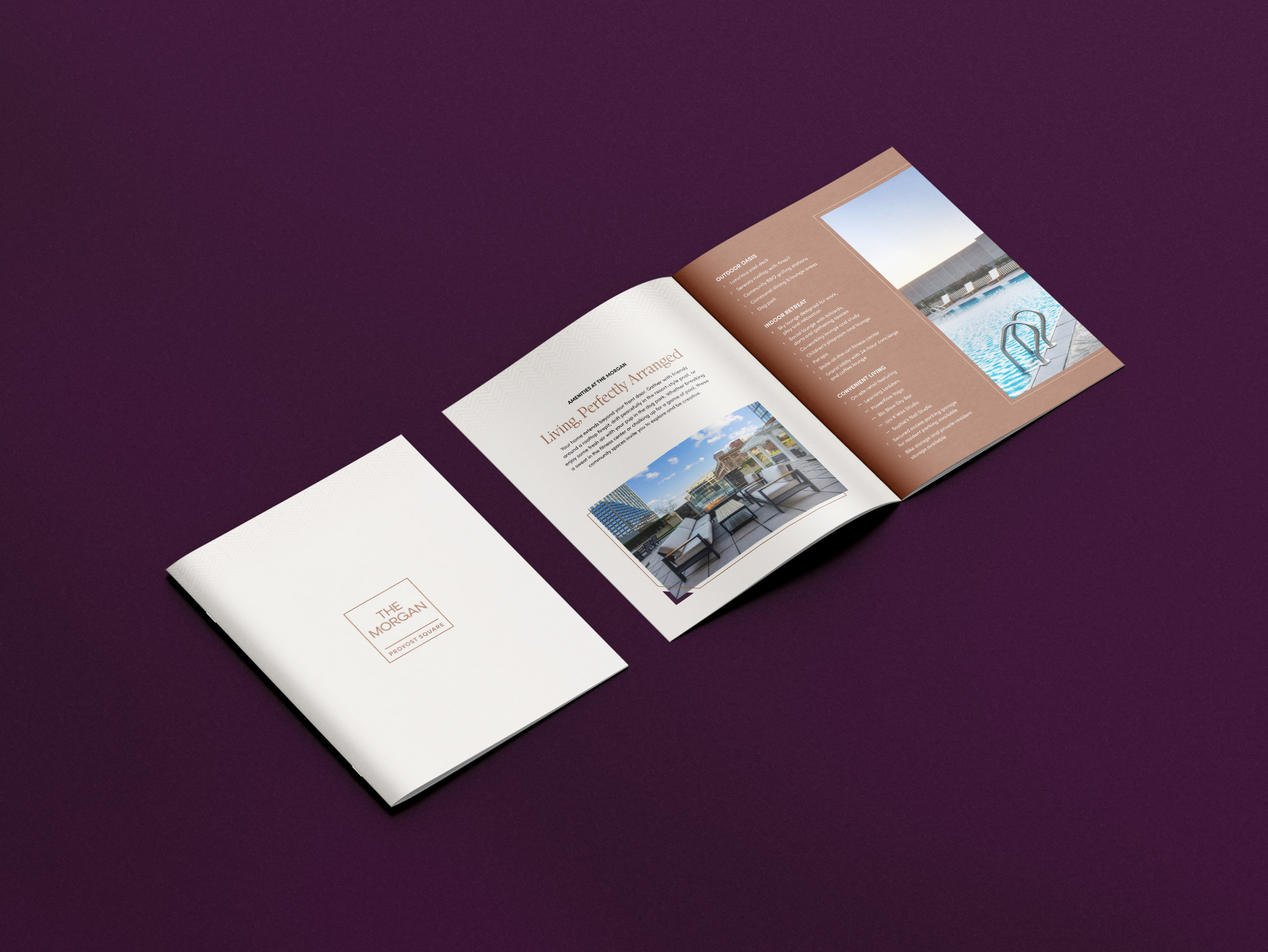 The Morgan Provost Square brochure design by Sabato Design