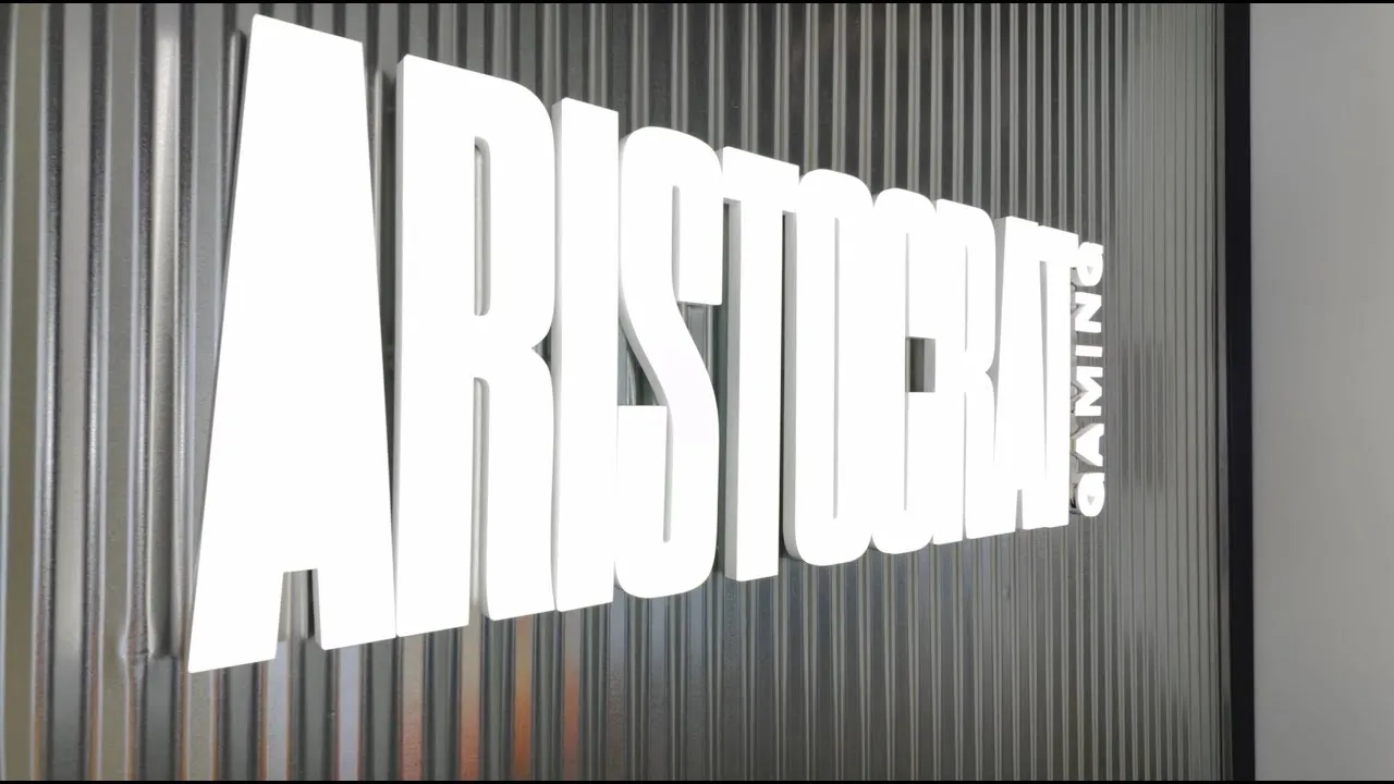 Video still from the Aristocrat Gaming customer story.