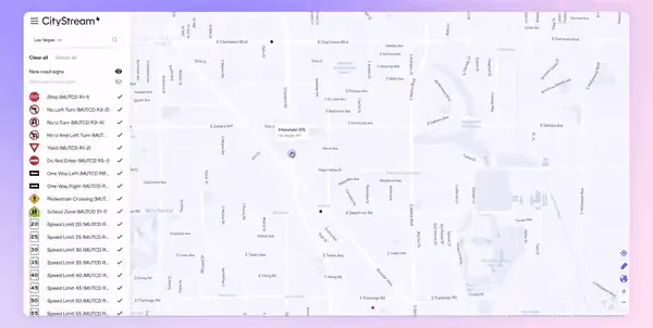 CityStream showing live road network changes