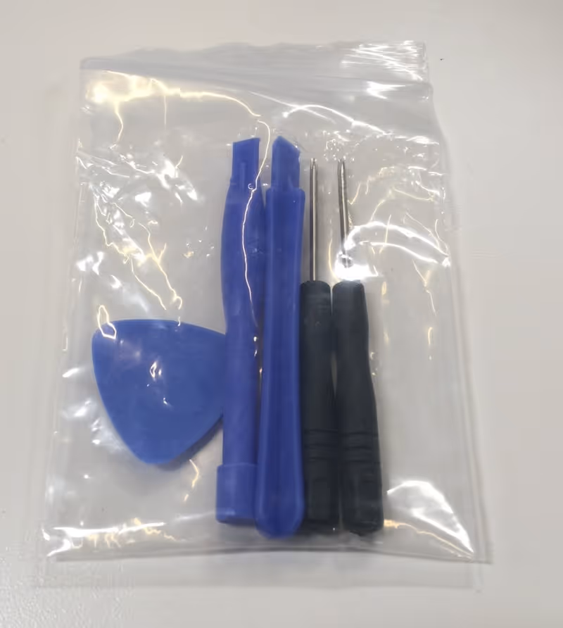 Self-install kit with T5 screwdriver and spudger