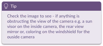 Installer App camera check screen