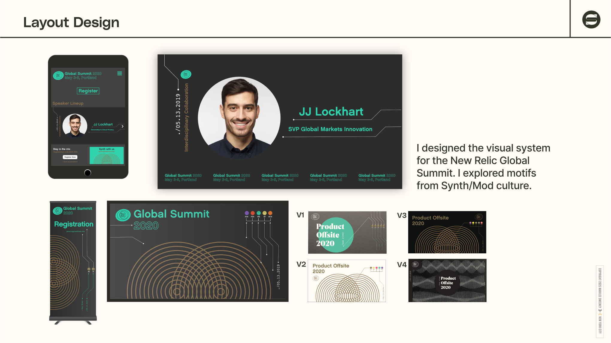 Images of lush Peruvian locations in a presentation layoout