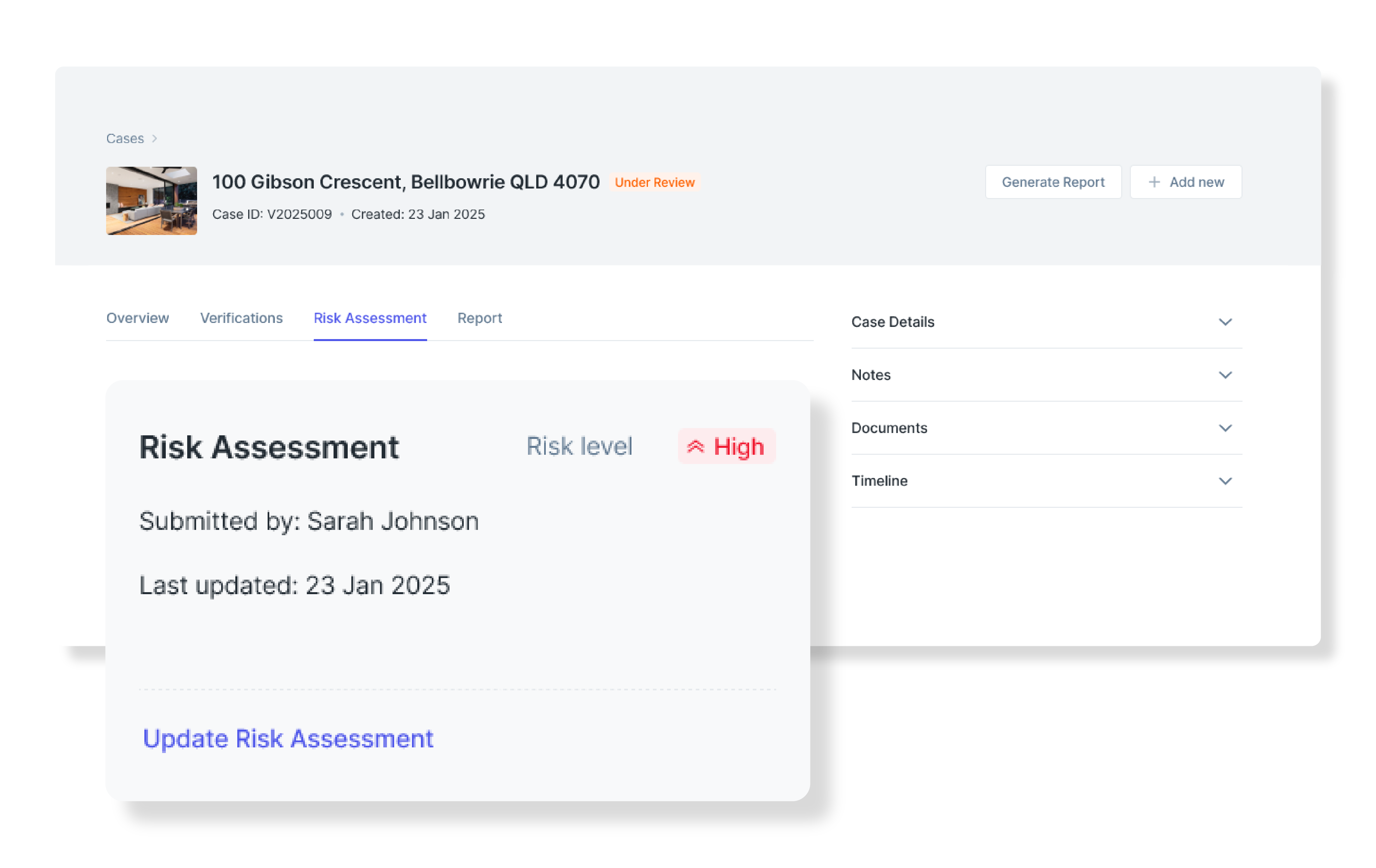 Reapit Verify Risk Assessment