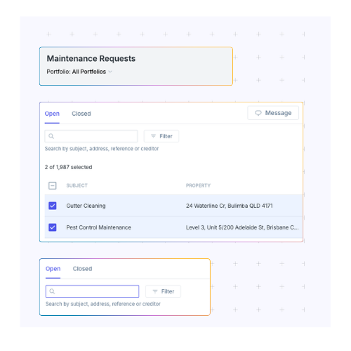 Maintenance Workflow Improvements