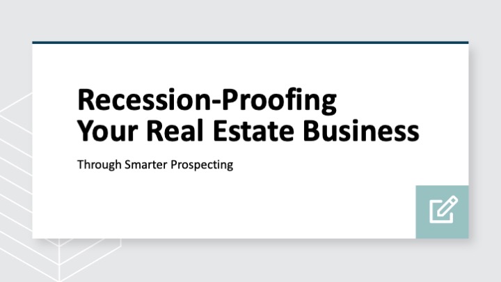 recession-proofing real estate business