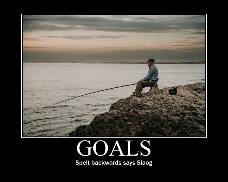 Goals motivational poster