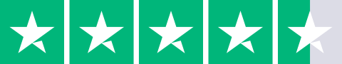 Trustpilot 4.5 star rating