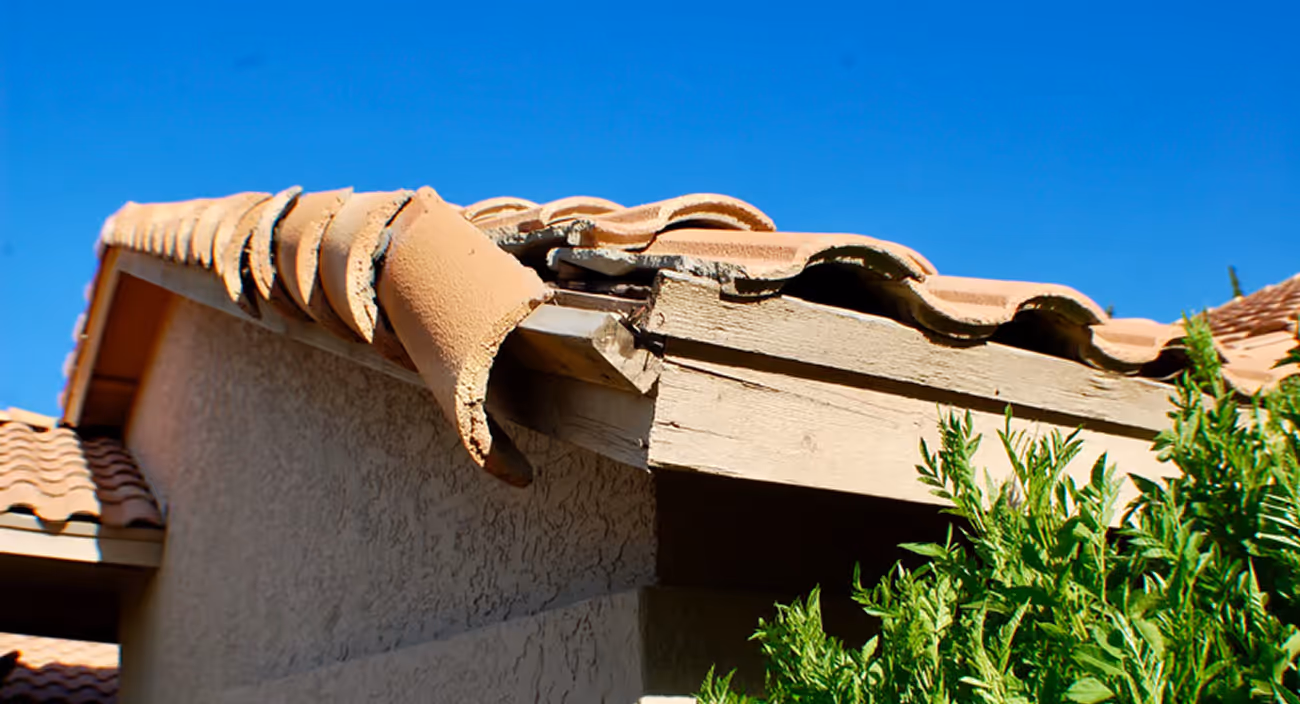 early damage signs on tile roof jupiter fl