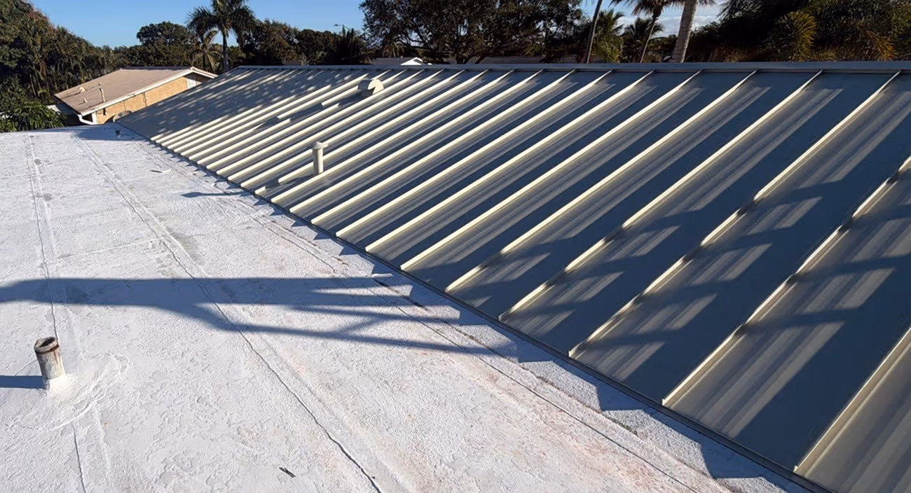 residential standing seam metal roof replacement jupiter fl