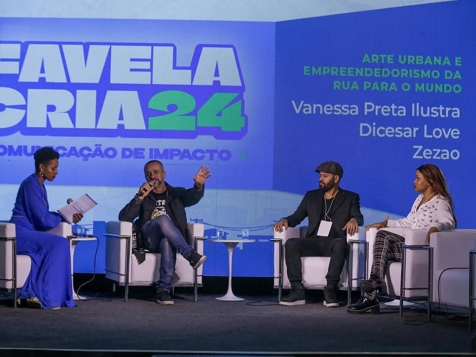 Profissionais da comunicação debatem inovação e criatividade em evento no G10 Favelas, em São Paulo