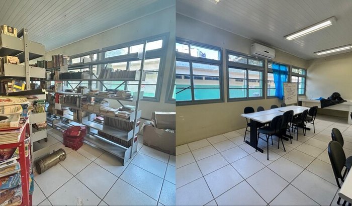 Unidos pela Esperança lança campanha para revitalizar a biblioteca da Escola Imperatriz Leopoldina