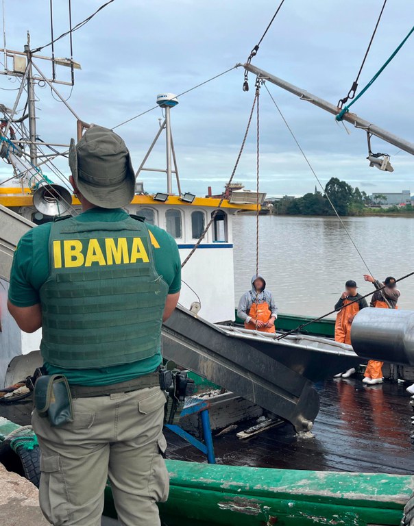 Ibama apreende embarcação e combate pesca ilegal da tainha em operação de proteção ambiental
