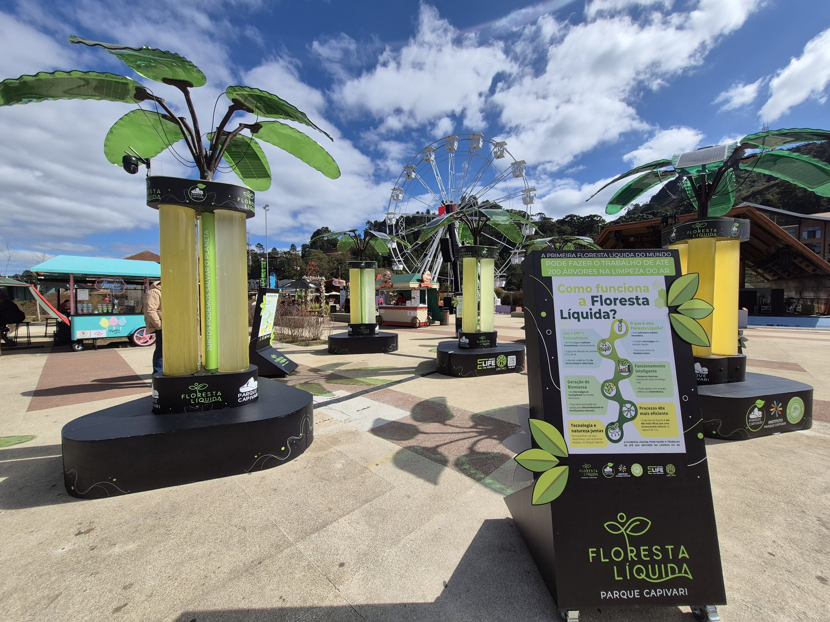 Campos do Jordão inaugura primeira floresta líquida do Brasil para combater mudanças climáticas