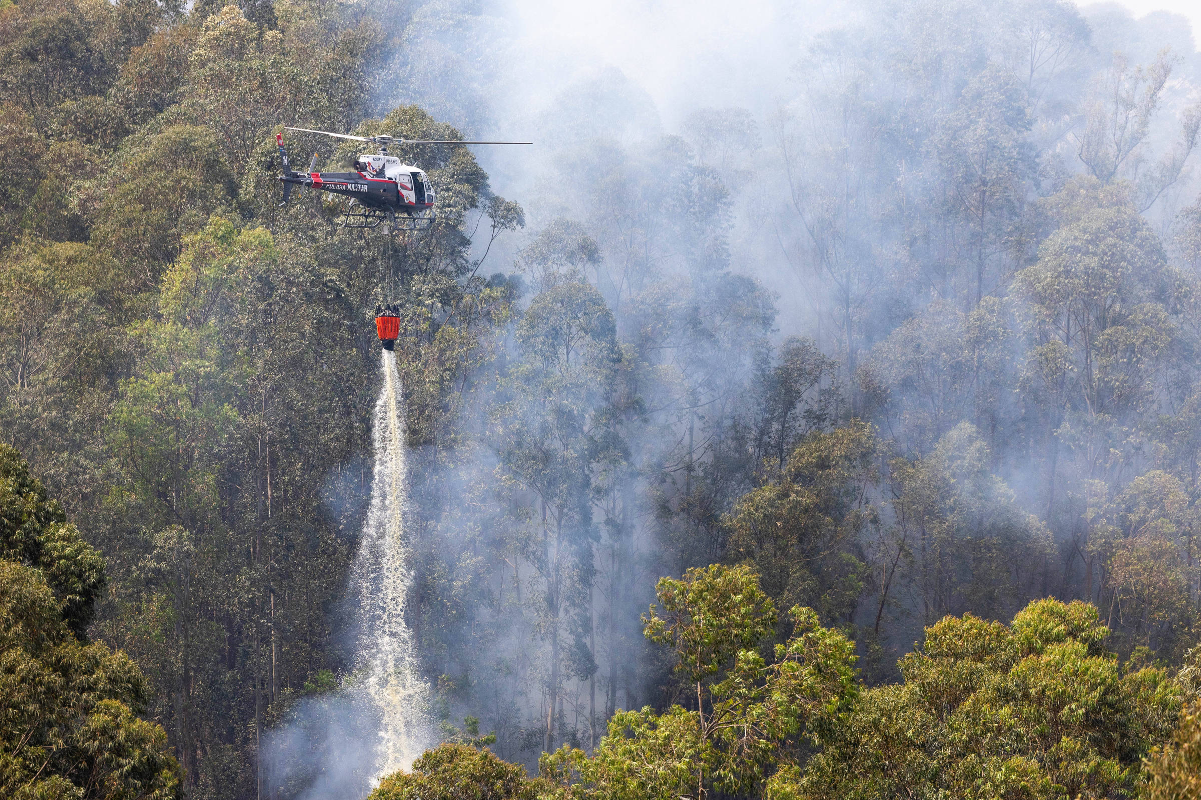 Grande São Paulo em alerta vermelho para incêndios pela primeira vez em 2025 devido à baixa umidade e calor