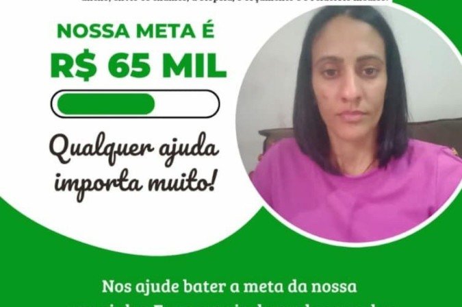 Manicure enfrenta câncer avançado e lança campanha para custear tratamento urgente em unidade particular