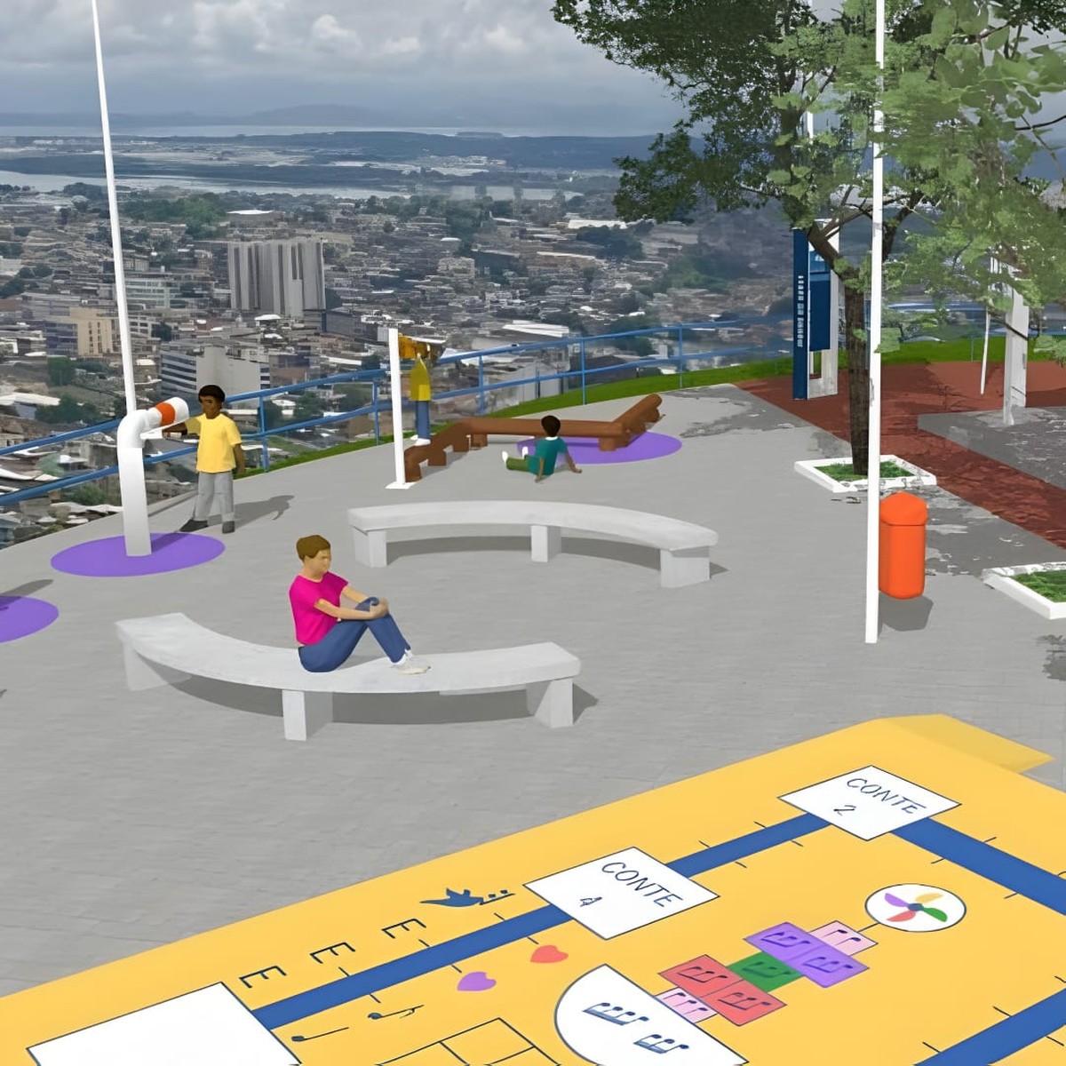 Praça musical no Complexo do Alemão promove acessibilidade e cultura no Morro do Adeus