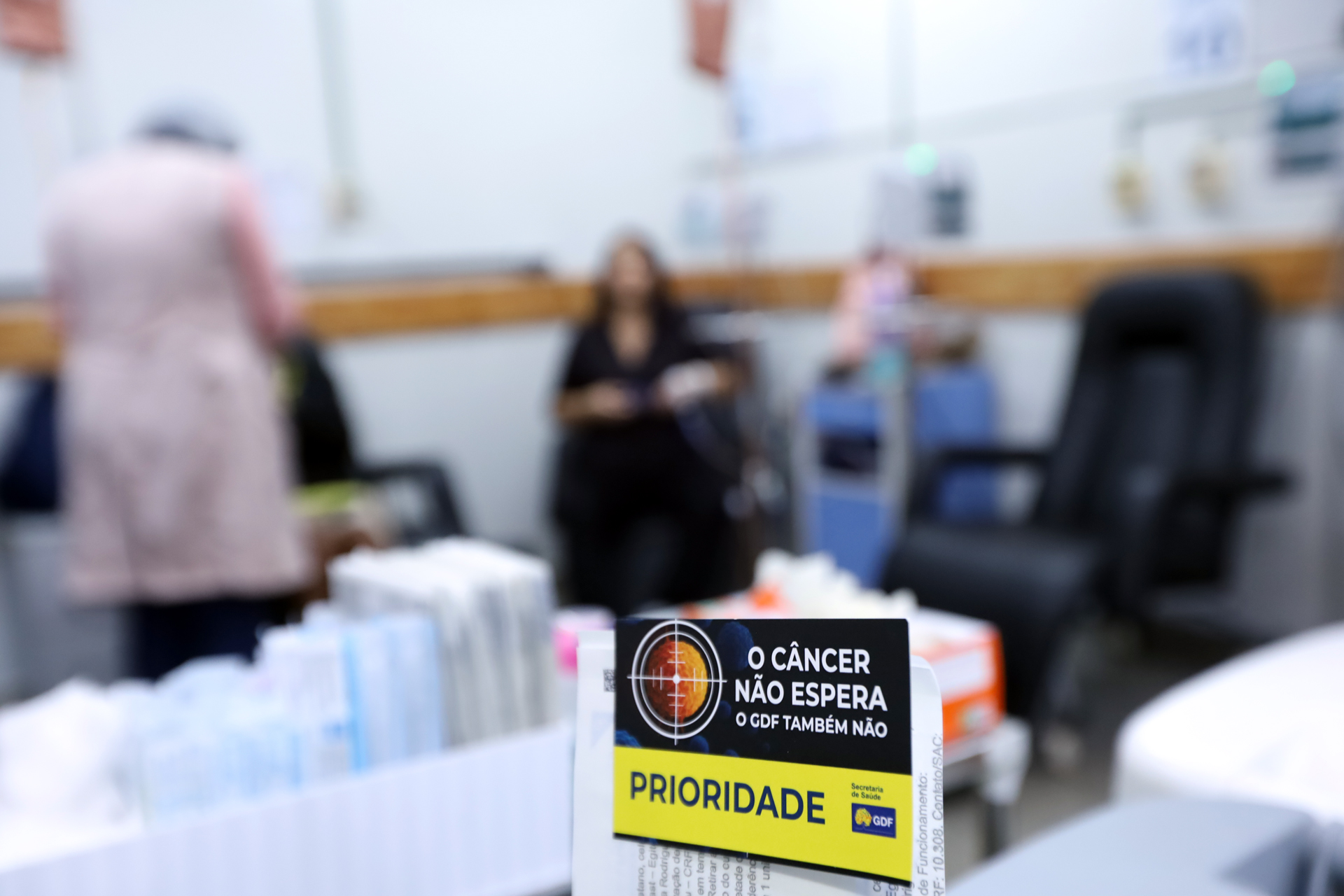 GDF lança Cartão Prioridade para agilizar atendimento de pacientes em quimioterapia no Distrito Federal