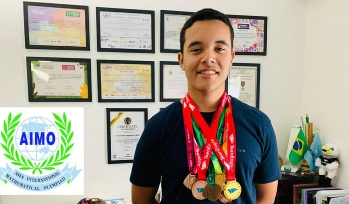 Jovem brasileiro brilha em olimpíadas escolares e busca apoio para representar o país em Tóquio