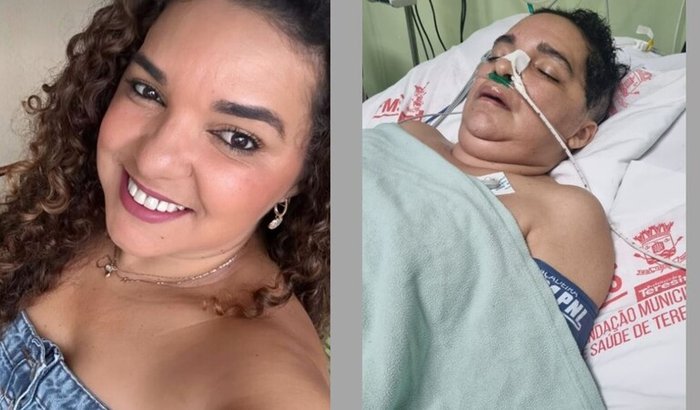 "Família busca apoio para salvar Betânia, que enfrenta grave batalha contra tumor e complicações"