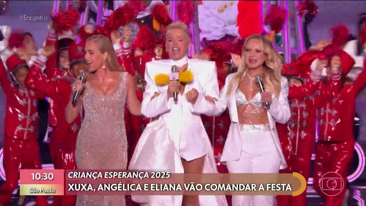 Xuxa, Angélica e Eliana comandam o Criança Esperança em celebração aos 40 anos de impacto social