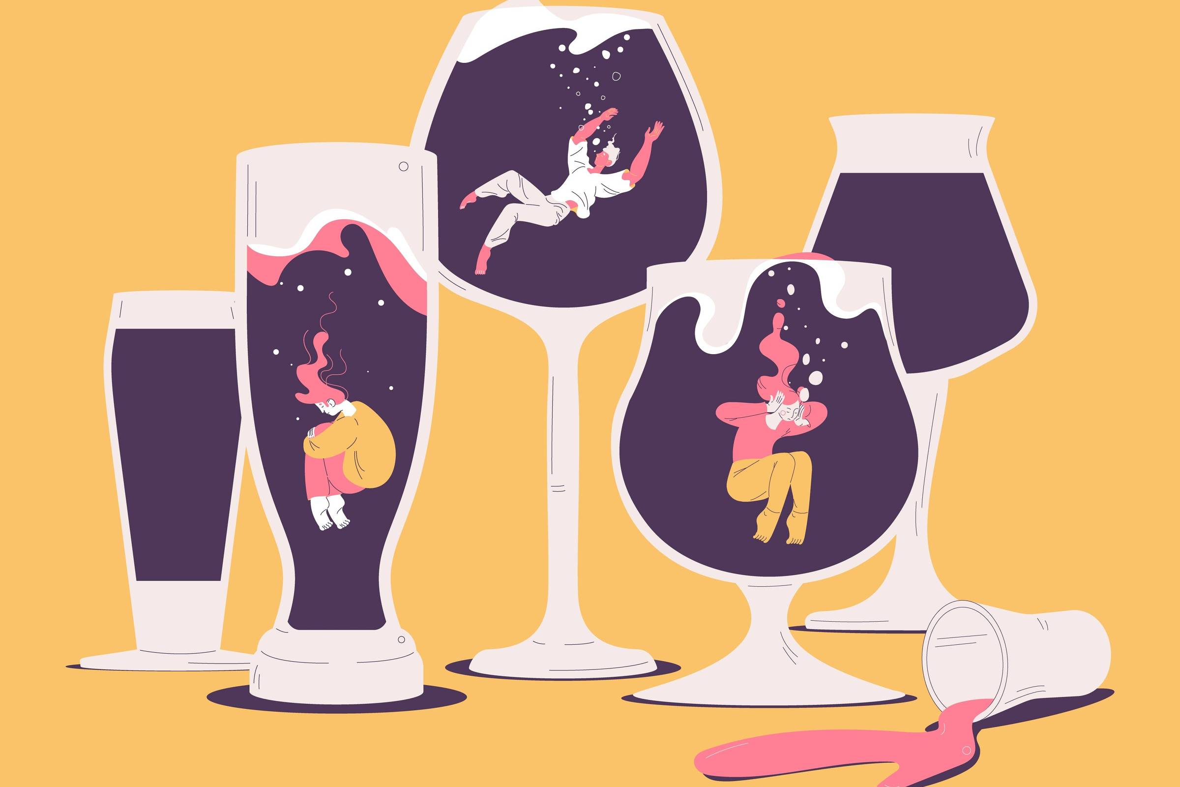 "Superando o alcoolismo: a jornada de recuperação e a importância do apoio mútuo"