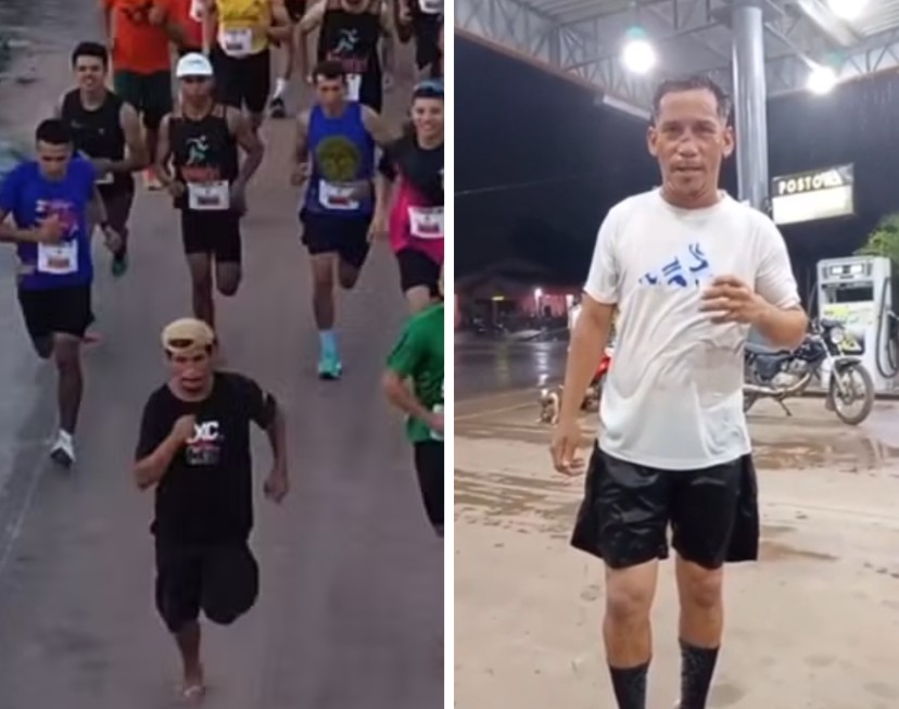 "Corredor de chinelo viraliza ao participar de corrida no Pará e transforma sua vida após a prova"