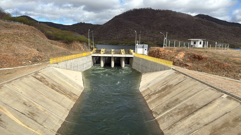 Águas do Eixo Norte do Projeto de Integração do Rio São Francisco começam a ser liberadas para o Rio Grande do Norte