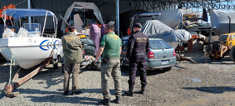 Ibama e Polícia Federal apreendem embarcação que perseguiu baleias-franca em Florianópolis