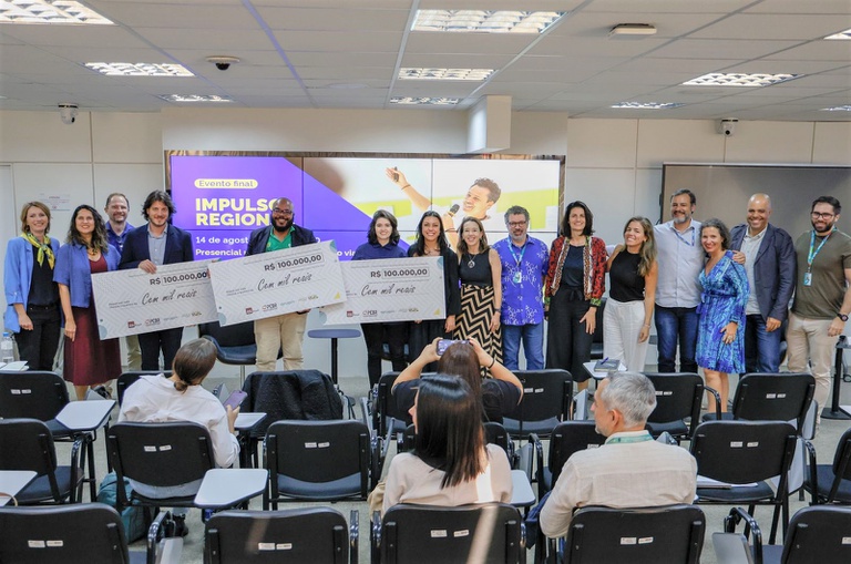 Iniciativas inovadoras são premiadas pelo Impulso Regional e recebem apoio para transformar realidades locais