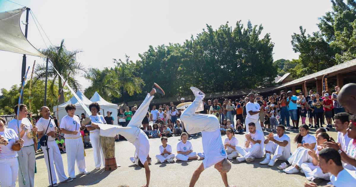 Ginga no Parque promove vivência de capoeira gratuita em São Caetano do Sul neste domingo