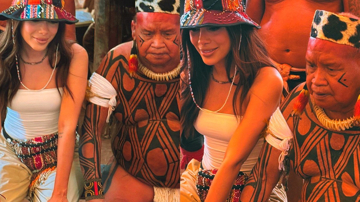 Anitta se destaca em ritual Kuarup e promove a cultura indígena do Alto Xingu em especial para a TV