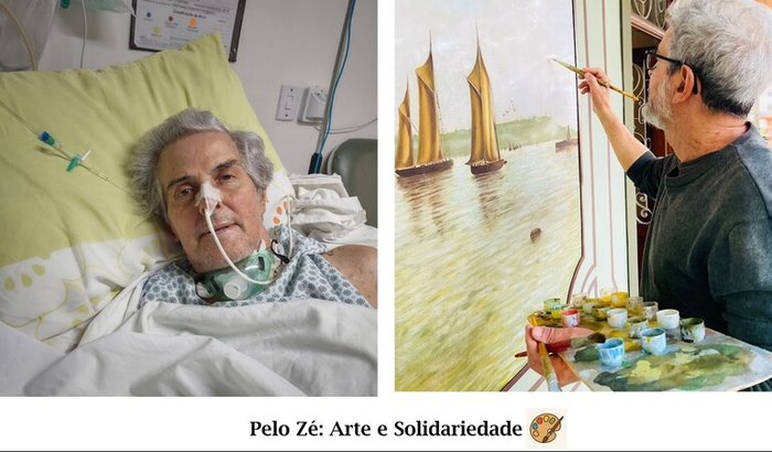 Artista Zé Sant’Ana precisa de apoio para superar desafios de saúde e retomar sua paixão pela arte