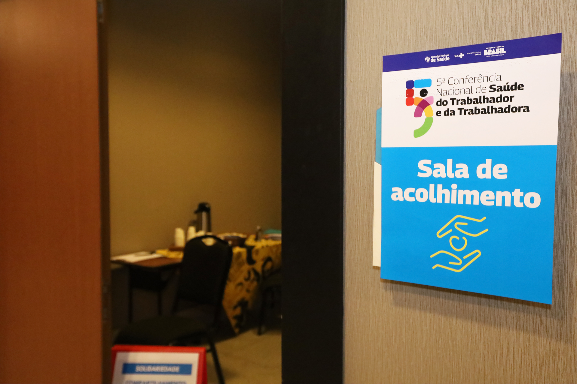 Atendimento psicossocial é oferecido na 5ª Conferência Nacional de Saúde do Trabalhador e da Trabalhadora