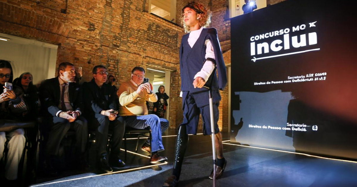 Gustavo Marques Gonçalves é premiado no Concurso de Moda Inclusiva com alfaiataria adaptada para todos