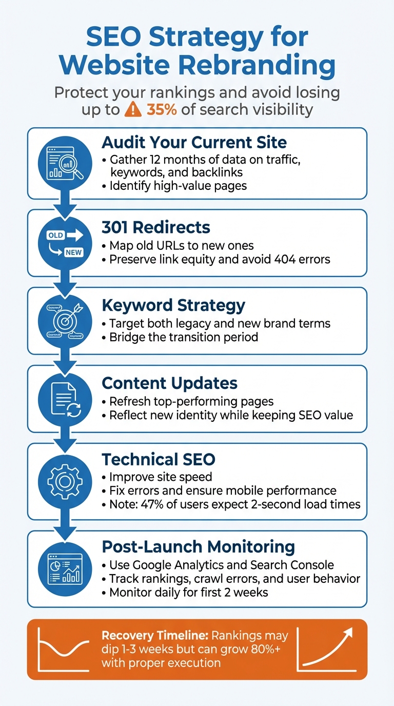 6-Step SEO Strategy for Website Rebranding Success